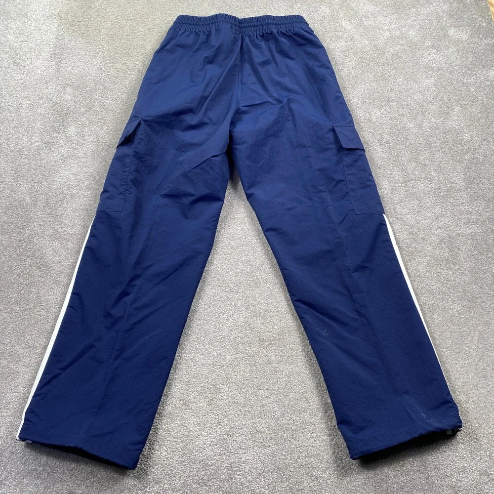 Adidas Originals 3S Cargo Pants Mens Medium Night Indigo Blue Ripstop HR3362 NWT